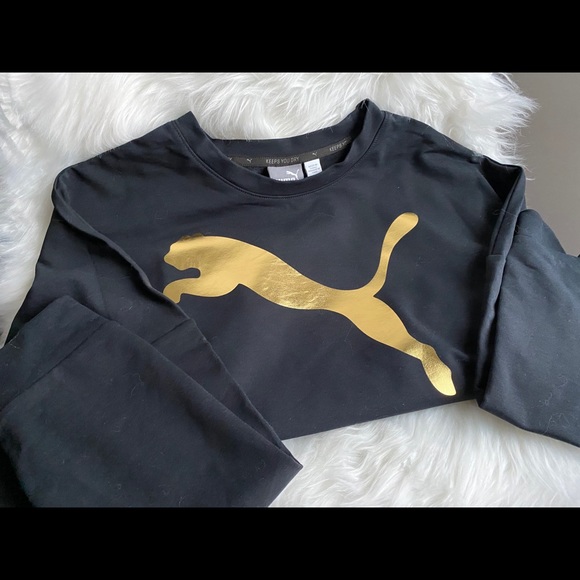 Puma Long Crop Sweatshirt - Picture 4 of 5